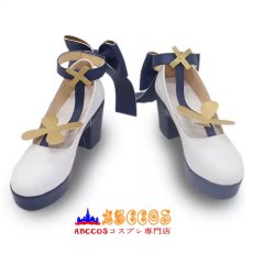 画像1: hololive（ホロライブ） 白上フブキ Shirakami Fubuki コスプレ靴 abccos製 「受注生産」 (1)
