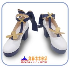 画像2: hololive（ホロライブ） 白上フブキ Shirakami Fubuki コスプレ靴 abccos製 「受注生産」 (2)