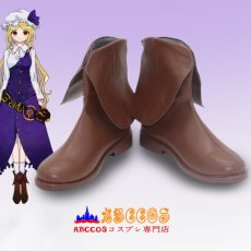 画像7: 東方プロジェクト 綿月 豊姫（わたつきのとよひめ）コスプレ靴 abccos製 「受注生産」 (7)