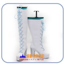 画像2: プロジェクトセカイ カラフルステージ! feat. 初音ミク 白石杏（しらいし あん） コスプレ靴 abccos製 「受注生産」 (2)