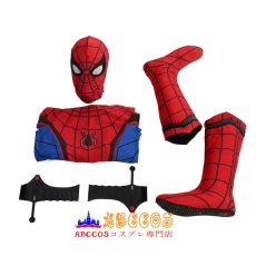 画像19: 映画 スパイダーマン:ホームカミング Spider Man ピーター・パーカー 靴付き コスプレ衣装 バラ売り可 abccos製 「受注生産」 (19)