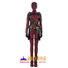 画像1: Lady Deadpool レディ・デッドプール Wanda Wilson ワンダ・ウィルソン コスプレ衣装 コスプレ靴 バラ売り可 abccos製 「受注生産」 (1)