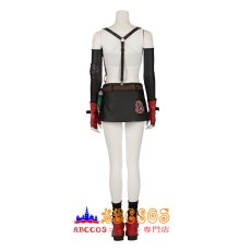 画像4: FF7 ファイナルファンタジーVII ティファ ロックハート Tifa 風 コスプレ衣装 コスプレ靴　バラ売り可 ブーツ コスチューム オーダーメイド abccos製 「受注生産」 (4)