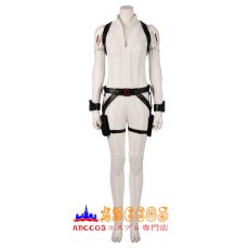 画像5: ブラック ウィドウ ナターシャ ロマノフ 風 白いスーツ コスプレ衣装 ブーツ付き バラ売り可 abccos製 「受注生産」 (5)
