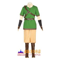 画像1: ゼルダの伝説 スカイウォードソード リンク コスプレ衣装 コスプレ靴付き バラ売り可 abccos製 「受注生産」 (1)