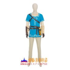 画像1: ゼルダの伝説 ブレス オブ ザ ワイルド The Legend of Zelda: Breath of the Wild リンク link 英傑服 コスプレ衣装 コスプレ靴付き バラ売り可 abccos製 「受注生産」 (1)