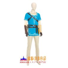 画像2: ゼルダの伝説 ブレス オブ ザ ワイルド The Legend of Zelda: Breath of the Wild リンク link 英傑服 コスプレ衣装 コスプレ靴付き バラ売り可 abccos製 「受注生産」 (2)