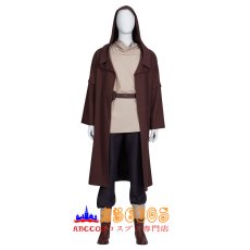 画像1: スター・ウォーズ Star Wars オビ＝ワン・ケノービ（Obi-Wan Kenobi、ベン・ケノービ） コスプレ衣装 コスプレ靴 ブーツ付き バラ売り可 abccos製 「受注生産」 (1)