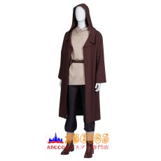 画像3: スター・ウォーズ Star Wars オビ＝ワン・ケノービ（Obi-Wan Kenobi、ベン・ケノービ） コスプレ衣装 コスプレ靴 ブーツ付き バラ売り可 abccos製 「受注生産」 (3)