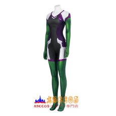 画像3: シー・ハルク She-Hulk ジェニファー コスプレ衣装 abccos製 「受注生産」 (3)