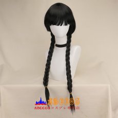 画像15: アダムス・ファミリー The Addams Family ウェンズデー・アダムス Wednesday Addams 全身タイツ コスチューム コスプレ衣装 abccos製 「受注生産」 (15)