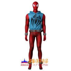 画像1: Spider-Man: Across the Spider-Verse スパイダーマン:アクロス・ザ・スパイダーバース Scarlet Spider スカーレット スパイダーマン コスプレ衣装 abccos製 「受注生産」 (1)