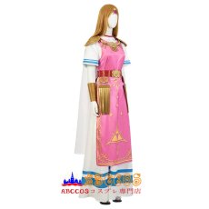 画像2: 大乱闘スマッシュブラザーズシリーズ Super Smash Bros. ゼルダの伝説 時のオカリナ 王国の姫 ゼルダ "Princess" Zelda コスプレ衣装 バラ売り可 abccos製 「受注生産」 (2)