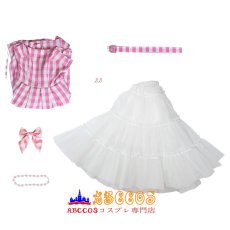 画像12: 映画 バービー（Barbie） ピンク色のワンピース コスプレ衣装 abccos製 「受注生産」 (12)