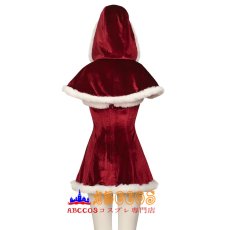 画像4: ラブ・アクチュアリー Love Actually レトロな赤スカート レトロ風クリスマス服 コスプレ衣装 コスプレ靴付き abccos製 「受注生産」 (4)