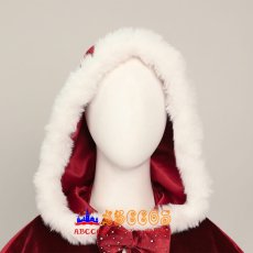 画像10: ラブ・アクチュアリー Love Actually レトロな赤スカート レトロ風クリスマス服 コスプレ衣装 コスプレ靴付き abccos製 「受注生産」 (10)