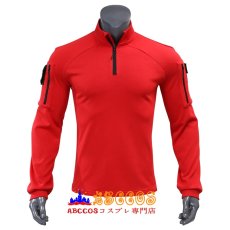 画像1: キャプテン・アメリカ:ブレイブ・ニュー・ワールド Captain America 4 Captain America: Brave New World 赤いTシャツ コスプレ衣装 abccos製 「受注生産」 (1)