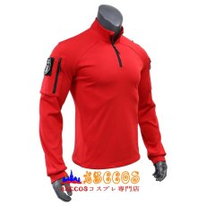 画像2: キャプテン・アメリカ:ブレイブ・ニュー・ワールド Captain America 4 Captain America: Brave New World 赤いTシャツ コスプレ衣装 abccos製 「受注生産」 (2)