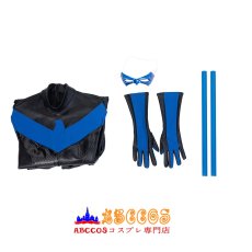 画像24: Titans Nightwing風 タイタンズ ナイトウィング Dick Grayson ディック・グレイソン コスチューム コスプレ靴 ブーツ付き コスプレ衣装 abccos製 「受注生産」 (24)