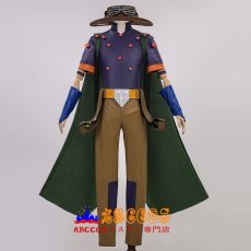 画像2: スティール・ボール・ラン ジョジョの奇妙な冒険 ジャイロ・ツェペリ Gyro Zeppeli コスプレ衣装 abccos製 「受注生産」 (2)