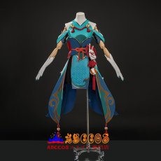 画像2: Overwatch 2 OW Kiriko オーバーウォッチ 霧子 コガネコ 稲荷の御狐（スキン）コスチューム コスプレ衣装 abccos製 「受注生産」 (2)