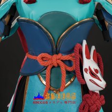 画像18: Overwatch 2 OW Kiriko オーバーウォッチ 霧子 コガネコ 稲荷の御狐（スキン）コスチューム コスプレ衣装 abccos製 「受注生産」 (18)