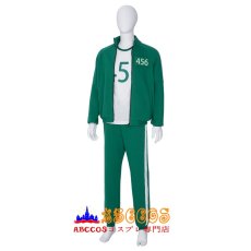 画像3: イカゲーム Squid Game 上下セット ジャージ 番号456運動服 コスプレ衣装 abccos製 「受注生産」 (3)