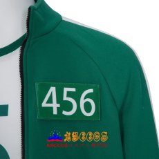 画像8: イカゲーム Squid Game 上下セット ジャージ 番号456運動服 コスプレ衣装 abccos製 「受注生産」 (8)