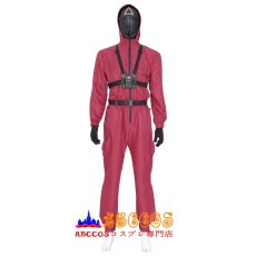 画像1: イカゲーム Squid Game 警備員 コスプレ衣装 abccos製 「受注生産」 (1)