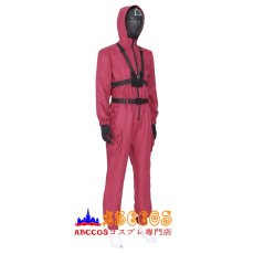 画像2: イカゲーム Squid Game 警備員 コスプレ衣装 abccos製 「受注生産」 (2)