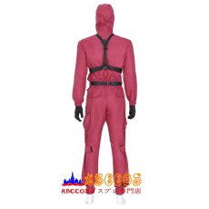 画像4: イカゲーム Squid Game 警備員 コスプレ衣装 abccos製 「受注生産」 (4)