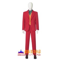 画像1: 映画『ザ・ジョーカー』Joker ジョーカー 赤いスーツ コスプレ衣装 コスプレ靴 バラ売り可 abccos製 「受注生産」 (1)