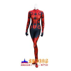 画像1: ミラキュラス レディバグ＆シャノワール レディバグ（Ladybug）つなぎ服 コスプレ衣装 abccos製 「受注生産」 (1)