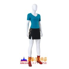 画像2: One Piece Season 2 ワンピースシーズン2 ナミ Nami 純青の半袖シャツ コスプレ衣装 オーダーメイド可能 abccos製 「受注生産」 (2)