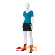 画像3: One Piece Season 2 ワンピースシーズン2 ナミ Nami 純青の半袖シャツ コスプレ衣装 オーダーメイド可能 abccos製 「受注生産」 (3)
