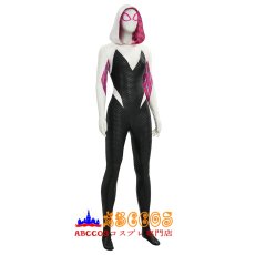 画像6: スパイダーマン:アクロス・ザ・スパイダーバース Spider-Man: Across the Spider-Verse グウェン・ステイシー / スパイダーグウェン（Spider-Gwen）つなぎ服 コスプレ靴 コスプレ衣装 abccos製 「受注生産」 (6)