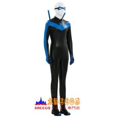 画像2: ナイトウィング Nightwing コミック版 スーツ（ブルーバージョン2）コスプレ衣装 オーダーメイド可能 abccos製 「受注生産」 (2)