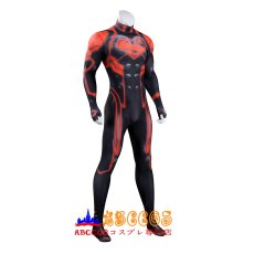 画像2: ニュー 52 スーパーボーイ コナー・ケント 全身一体タイツ コスプレ衣装 abccos製 「受注生産」 (2)