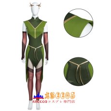 画像4: ヴォクス・マキナの伝説 The Legend of Vox Machina キーレス Keyleth コスプレ衣装 abccos製 「受注生産」 (4)