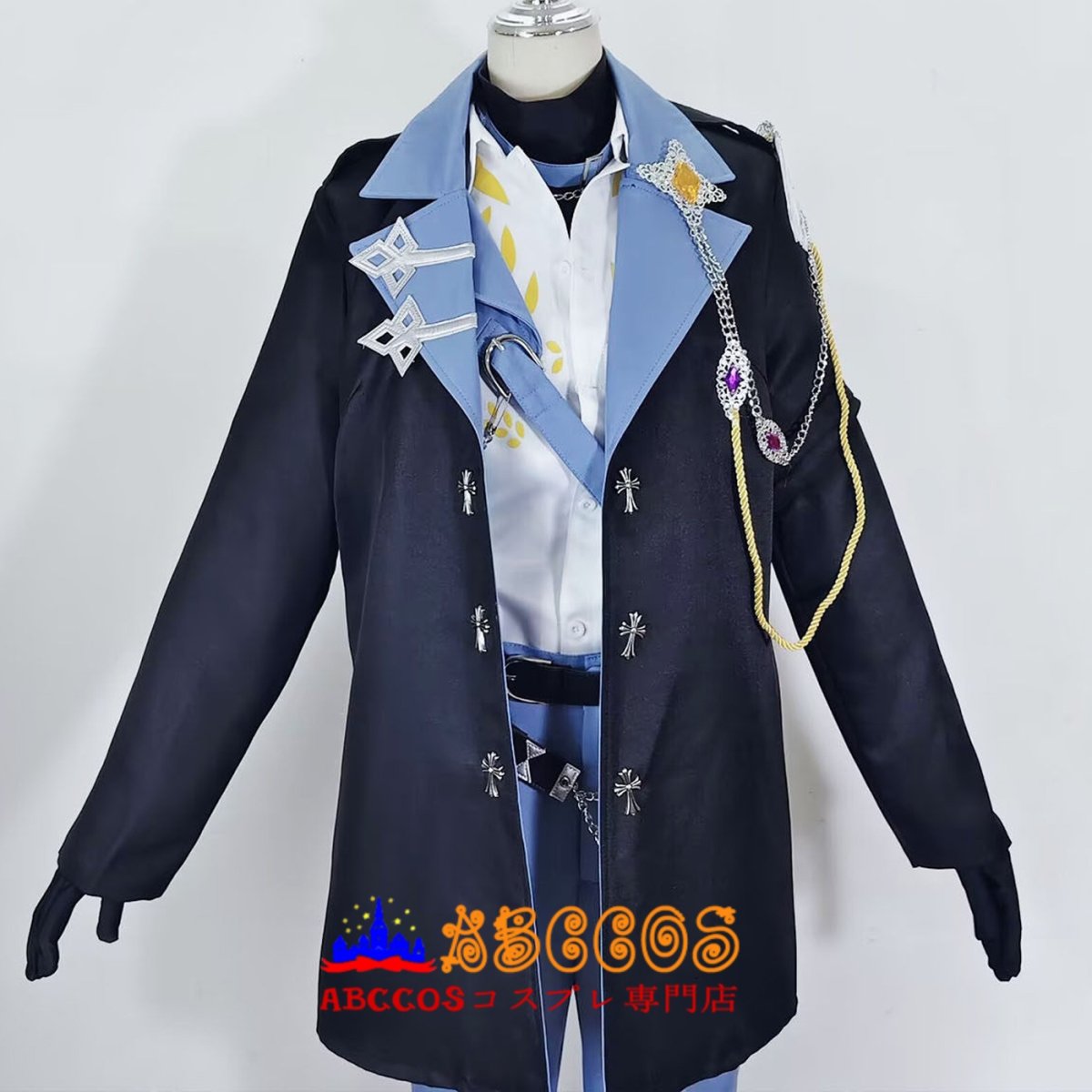 画像9: バーチャル Virtual YouTuber 風 ケイリクス・デボネア Kaelix Debonair コスプレ衣装 abccos製 「受注生産」 (9)