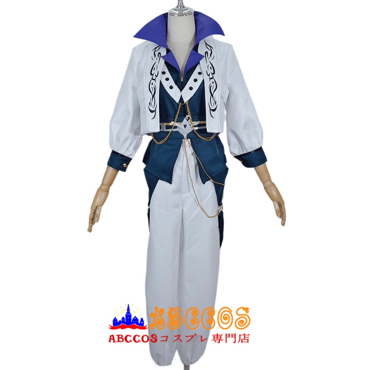 画像1: にじさんじプロジェクトNIJISANJI  ROF-MAO (ろふまお) 不破 湊 / ふわ みなと コスプレ衣装 abccos製 「受注生産」 (1)