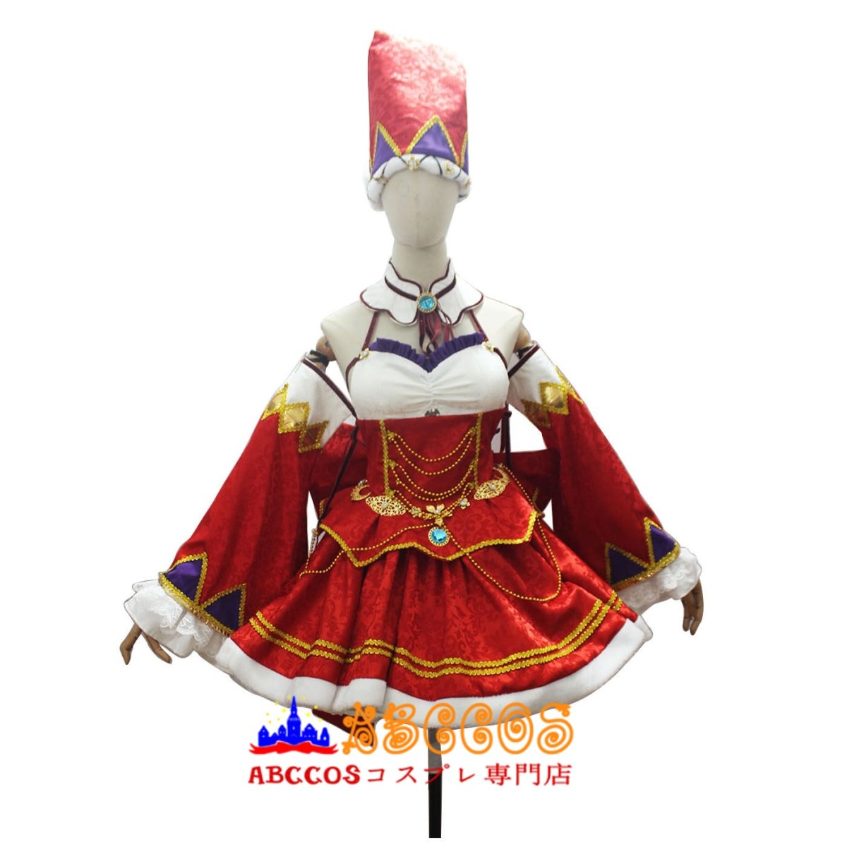 画像1: Re:ゼロから始める異世界生活 エミリア Emilia クリスマスセット コスプレ衣装 abccos製 「受注生産」 (1)