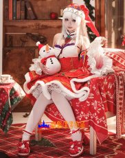 画像12: Re:ゼロから始める異世界生活 エミリア Emilia クリスマスセット コスプレ衣装 abccos製 「受注生産」 (12)