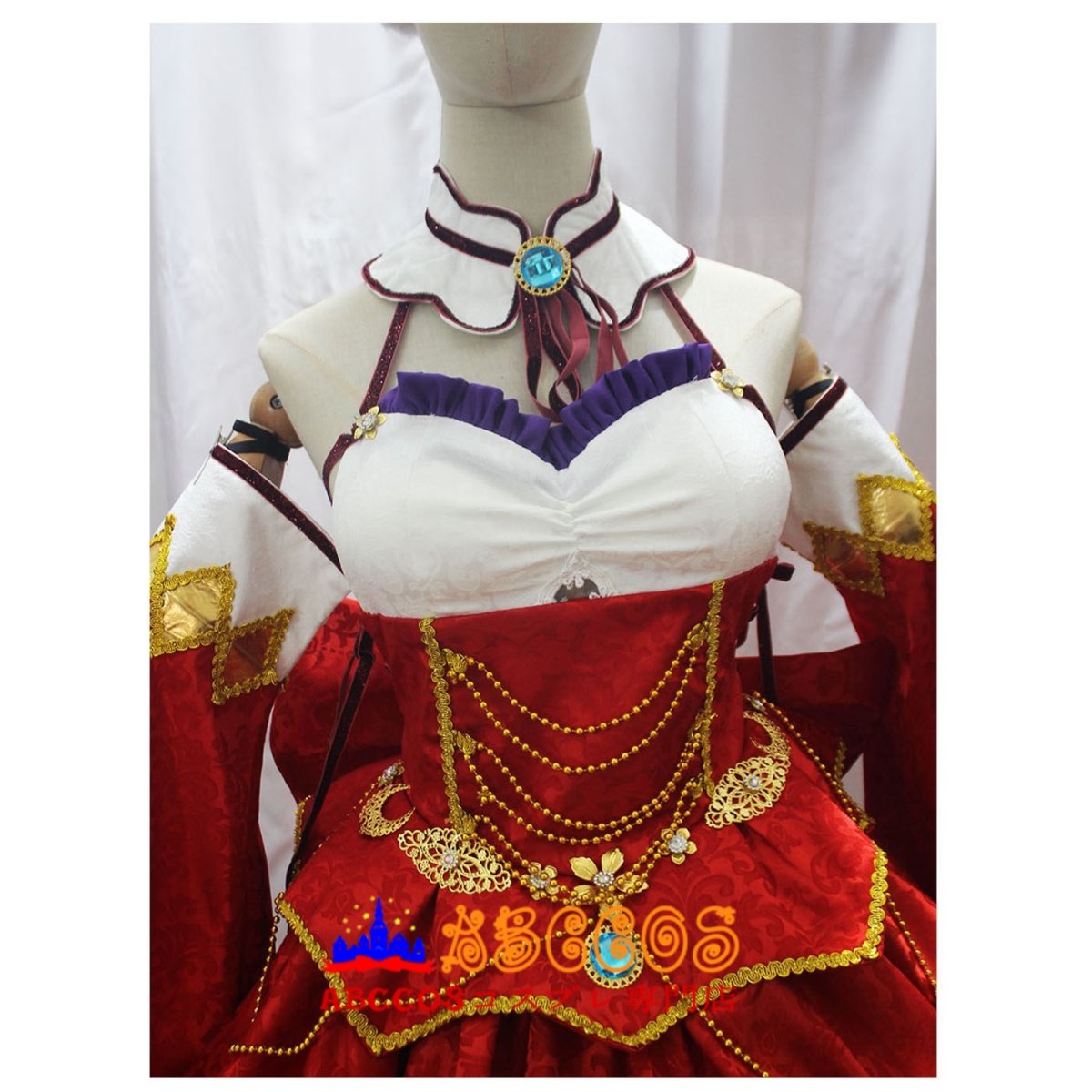 画像7: Re:ゼロから始める異世界生活 エミリア Emilia クリスマスセット コスプレ衣装 abccos製 「受注生産」 (7)