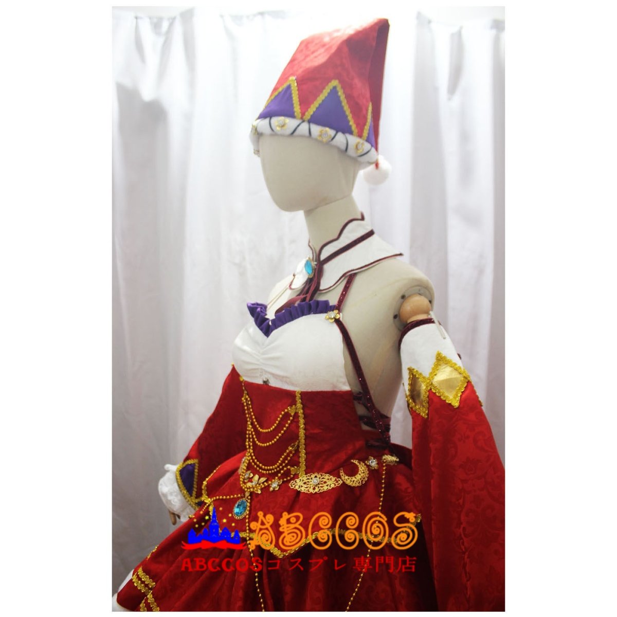 画像8: Re:ゼロから始める異世界生活 エミリア Emilia クリスマスセット コスプレ衣装 abccos製 「受注生産」 (8)