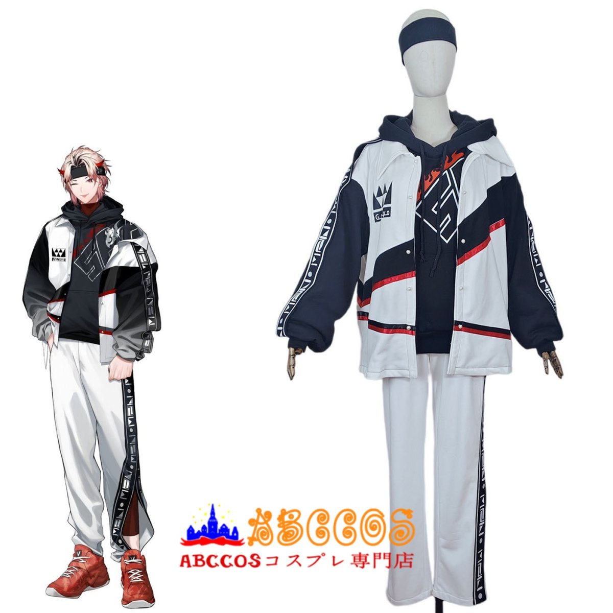画像13: にじさんじプロジェクトNIJISANJI セラフ・ダズルガーデン / Seraph Dazzlegarden コスプレ衣装 abccos製 「受注生産」 (13)