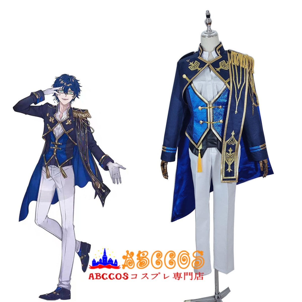 画像11: にじさんじ Vtuber レオス·ヴィンセント Leos.Vincent コスプレ衣装 abccos製 「受注生産」 (11)