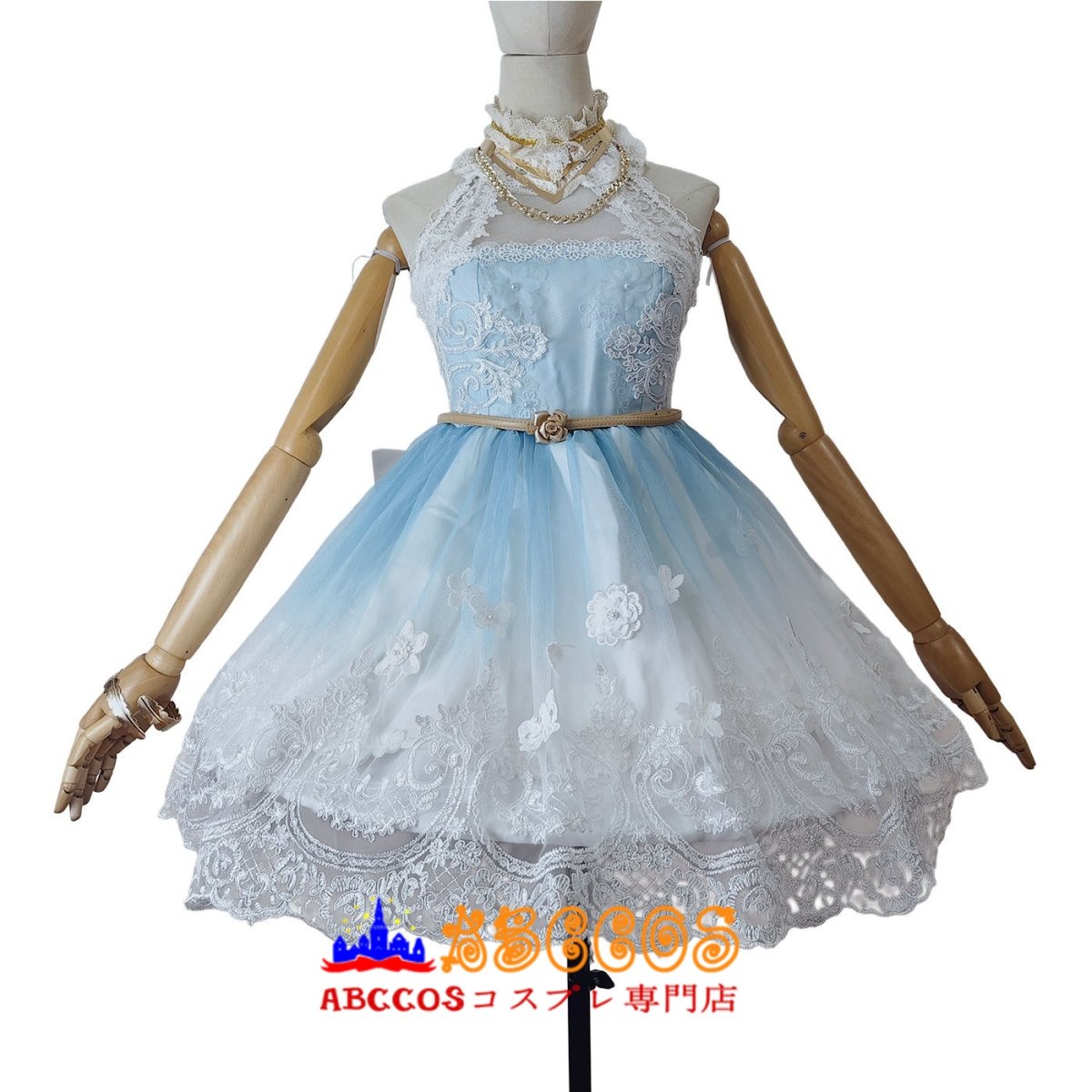 画像1: 新世紀エヴァンゲリオン x 勝利の女神:NIKKE Nikke x EVA 綾波レイ（あやなみ レイ）コスプレ衣装 abccos製 「受注生産」 (1)