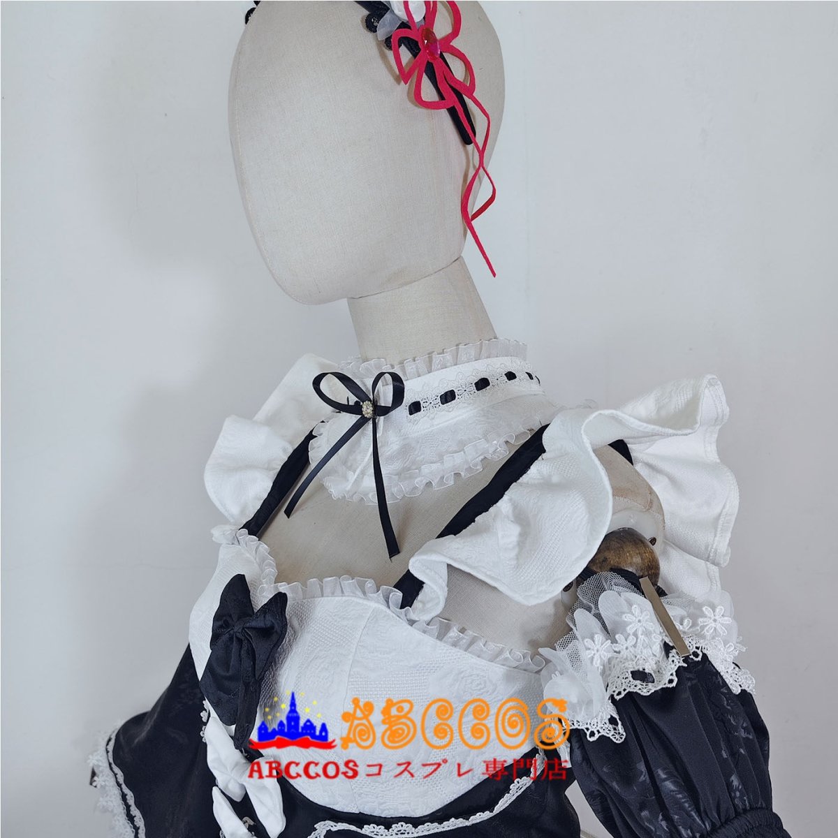 画像9: Re：ゼロから始める異世界生活 レム（Rem）コスプレ衣装 abccos製 「受注生産」 (9)