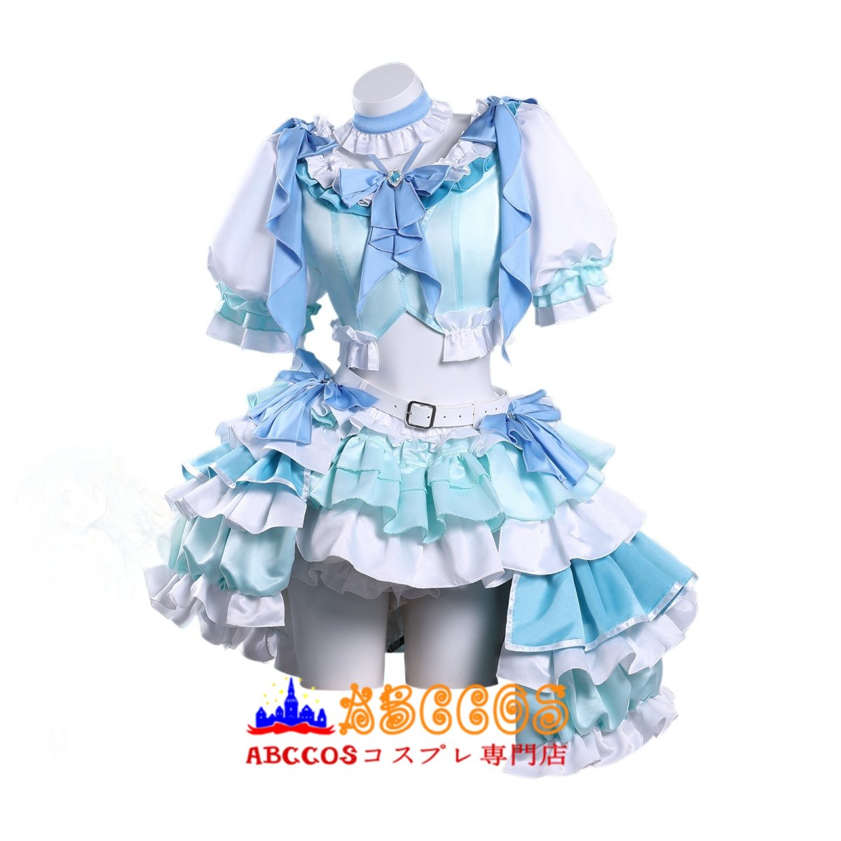 画像1: 【売り切れ即終】魔法少女まどか☆マギカ 美樹 さやか（みき さやか）コスプレ衣装 abccos製 「受注生産」 (1)
